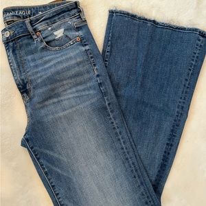 American Eagle Jeans Super Hi-Rise Flare size 10 Long